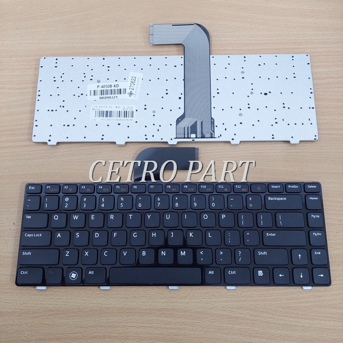 Keyboard Laptop Dell Inspiron 14Z 4050 N4050 N4110 M4040 M4110 -HITAM