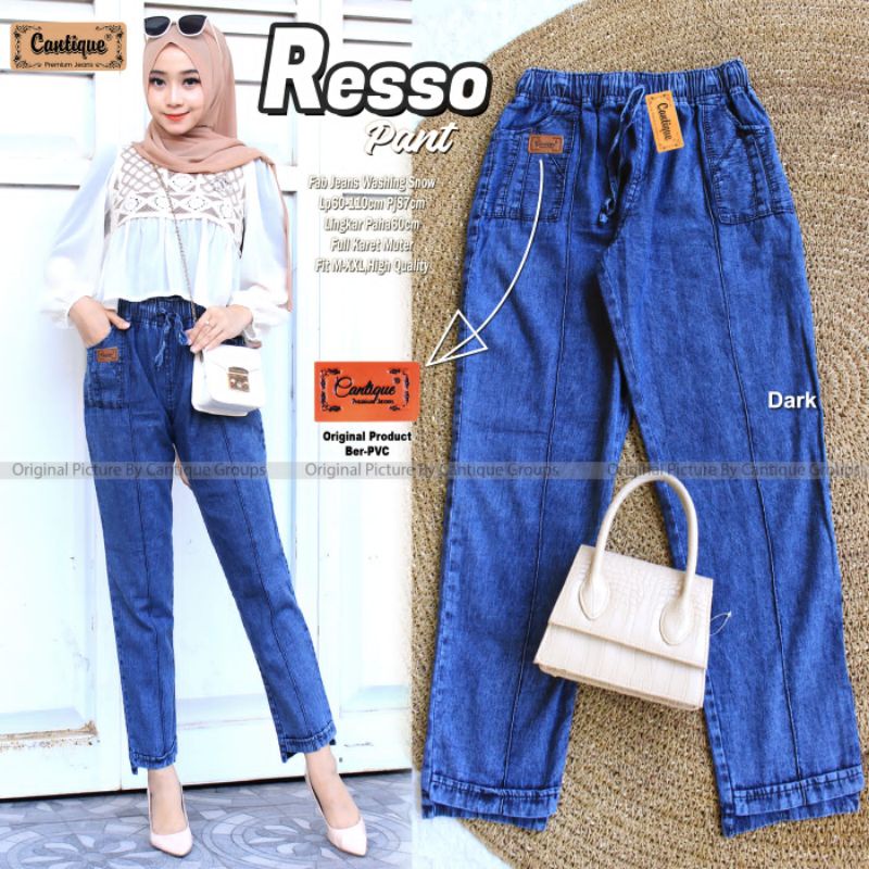 RESSO PANT || JEANS WASHING SNOW