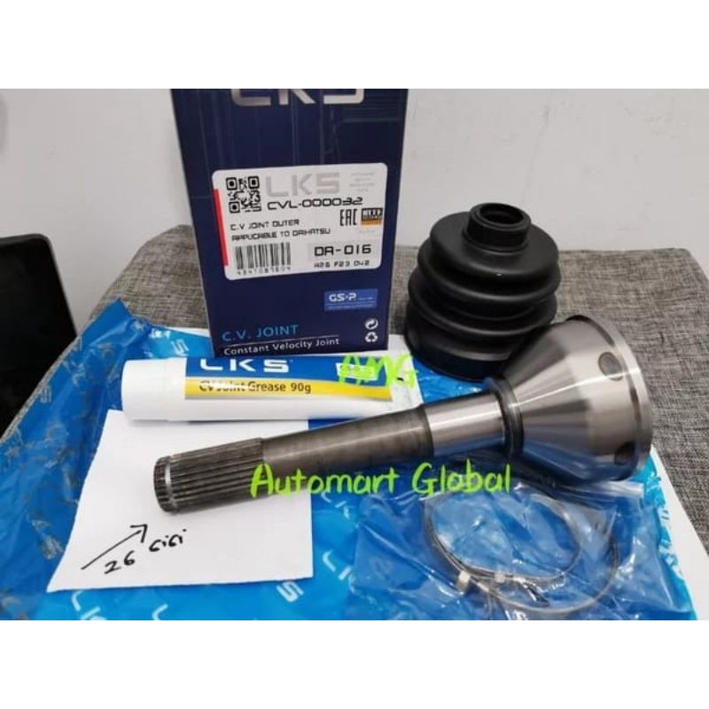 cv joint luar taft badak f50 gigi 23x26