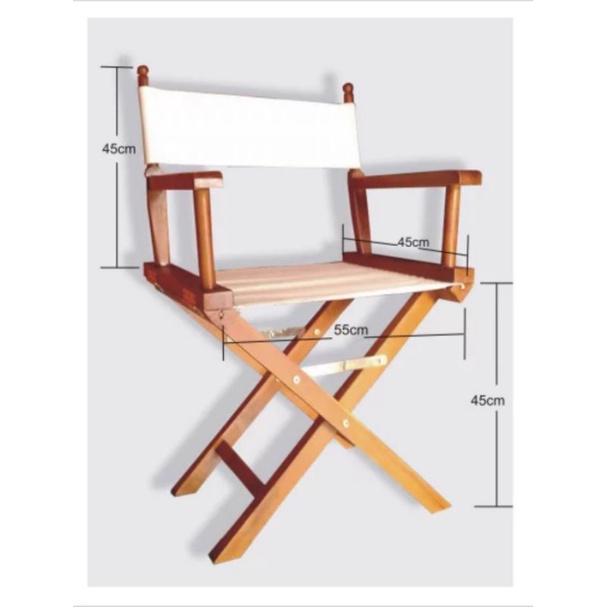 Kursi sutradara plus sablon