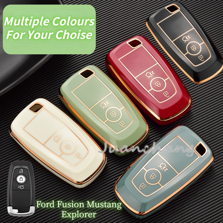 Casing Kunci Mobil Untuk Ford Fusion Mustang Explorer F150 F250 F350 2017 2018 EcoSport Edge S-MAX Ranger Lincoln Mondeo