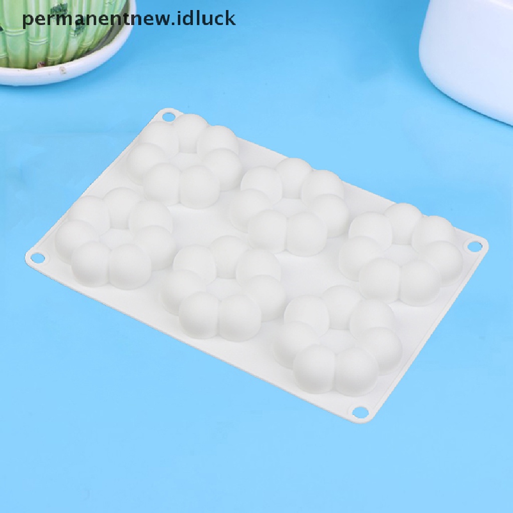 Cetakan Kue Coklat Bentuk Bola Bunga 6 Lubang Bahan Silikon