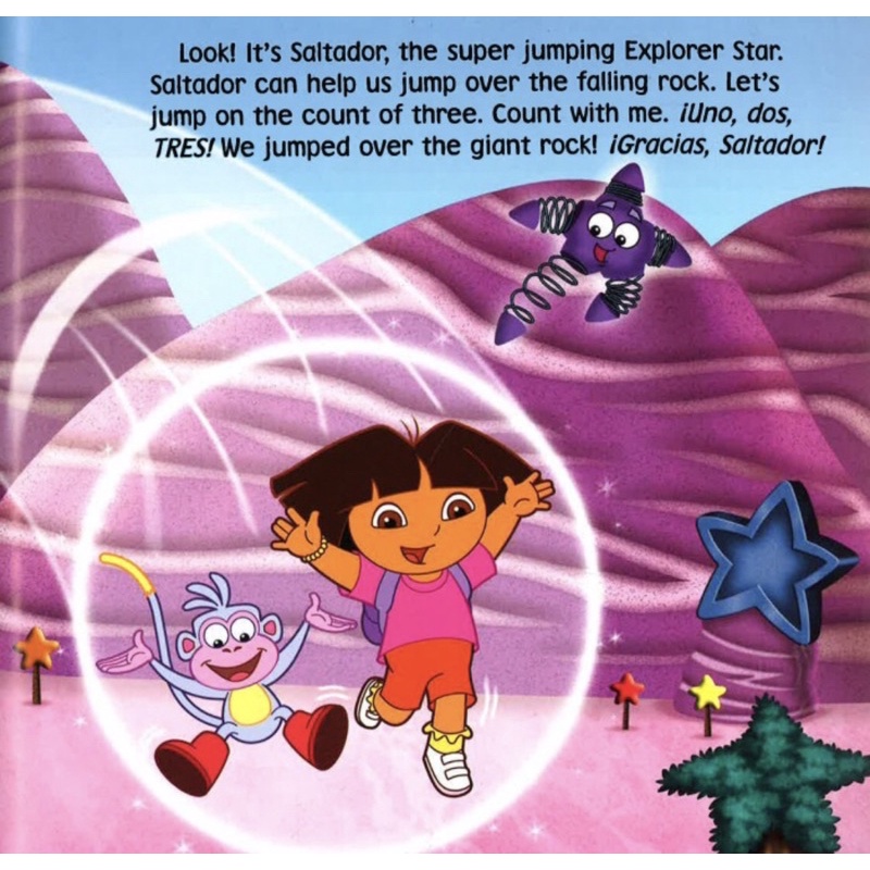 Dora Climbs Star Mountain Book Kids Buku cerita anak