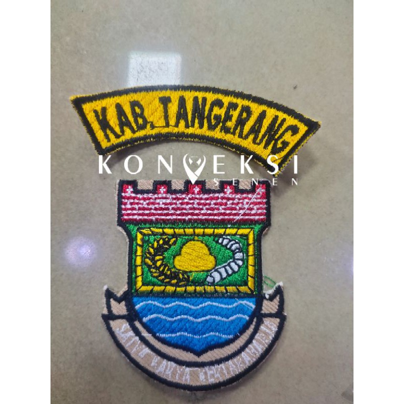 BADGE BORDIR KABUPATEN TANGERANG