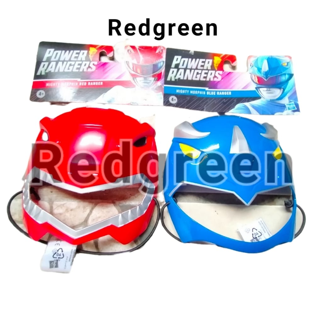 Topeng Power Rangers Mighty Morphin Ranger Mask Cosplay