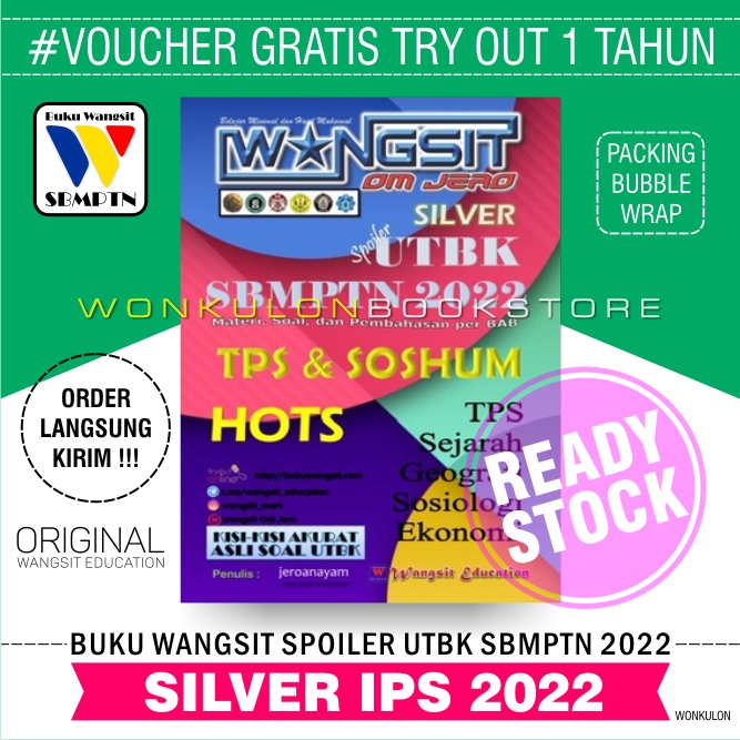 Buku Wangsit Spoiler UTBK SBMPTN SILVER IPS 2022 | Shopee ...