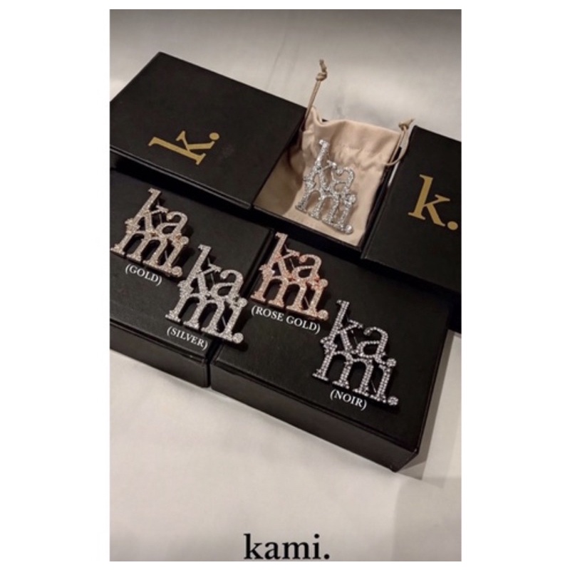 Brooch kamiidea 2 rows kami