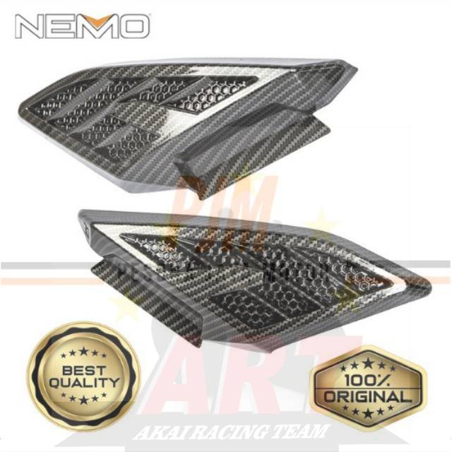 New Cover Body Nmax New 2020 Cover Pijakan Body Nmax New 2020 Karbon Nemo/Mhr Original