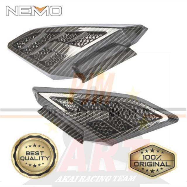 New Cover Body Nmax New 2020 Cover Pijakan Body Nmax New 2020 Karbon Nemo/Mhr Original