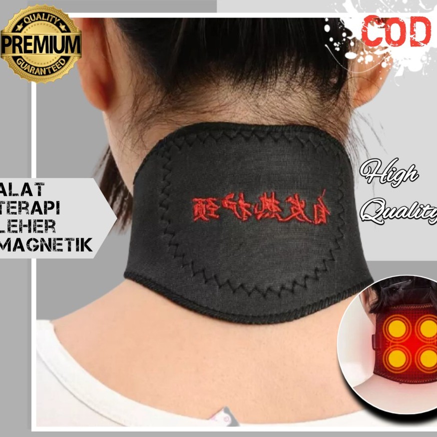 ALAT TERAPI KESEHATAN PEMANAS PENGHANGAT LEHER ALAT TERAPI LEHER MAGNETIK THERAPY NECK A01