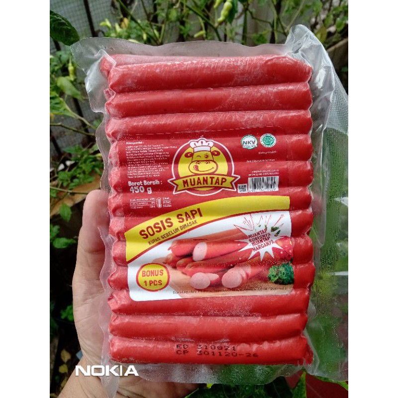 

Muantap Sosis Sapi (isi 25pcs) Kemasan 450gram