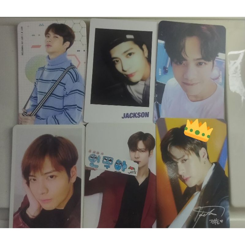 pc photocard jackson got7 arrival 7for7 fanmeet 4th&6th