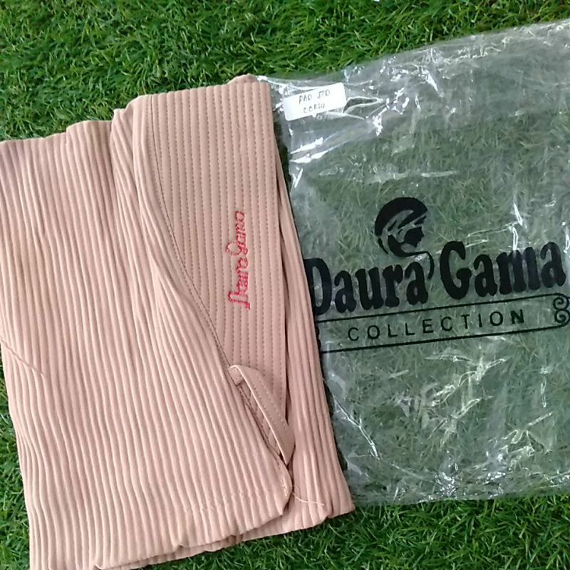 Jilbab Instan Hijab Bergo Jersey Balerina Pad Tali Plisket Lidi FULL ori DauraGama-Coksu