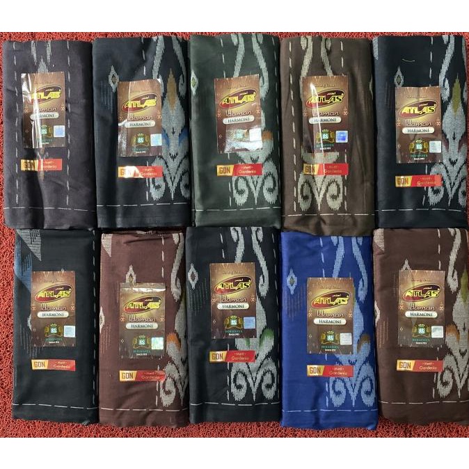 >>>>>] Grosir 10 Pcs Sarung Atlas Idaman Harmoni motif Gardenia