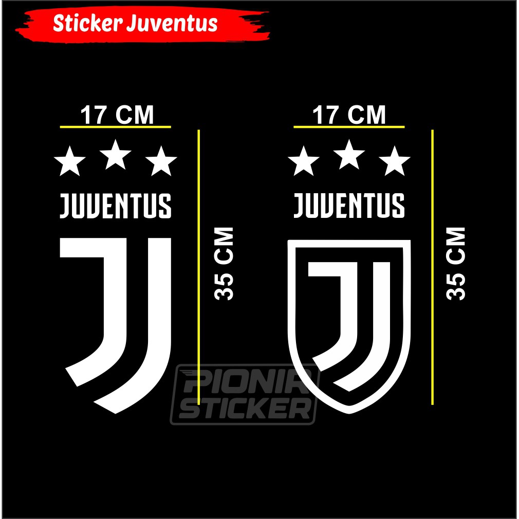 Stiker Mobil Logo Baru Juventus Cutting Sticker Mobil Logo New Juventus