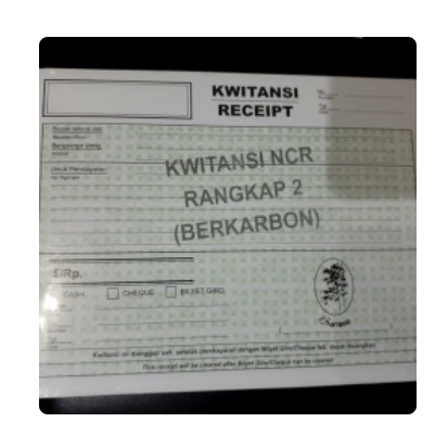 

Promo kwitansi Rangkap 2 atau 2 ply NCR (berkarbon) bamboo