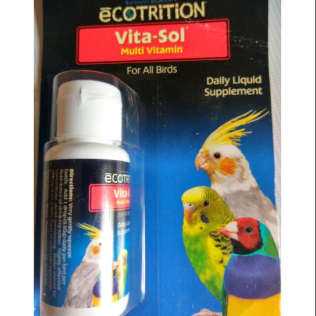Vitasol Multivitamin Import // Vitamin Burung // Ori Vitasol Multivitamin