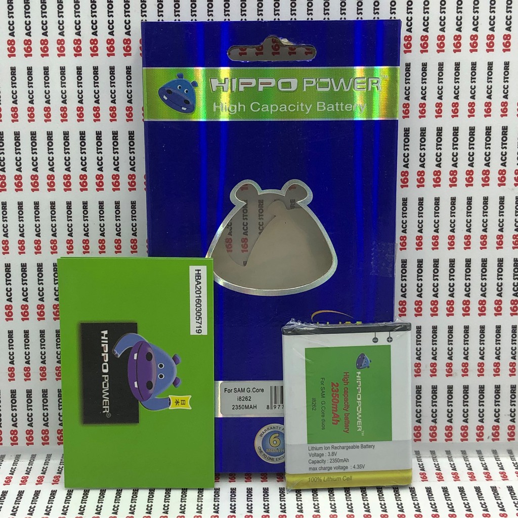 BATERAI HIPPO SAMSUNG GALAXY CORE / I8262 / BATERAI DOUBLE POWER HIPPO