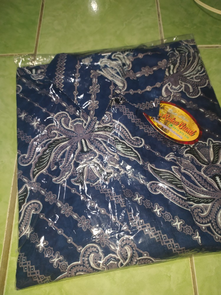 Baju Batik Pria Gus Azmi Lengan Pendek Kemeja Batik Pria Murah New Motif M L Xl Xxl