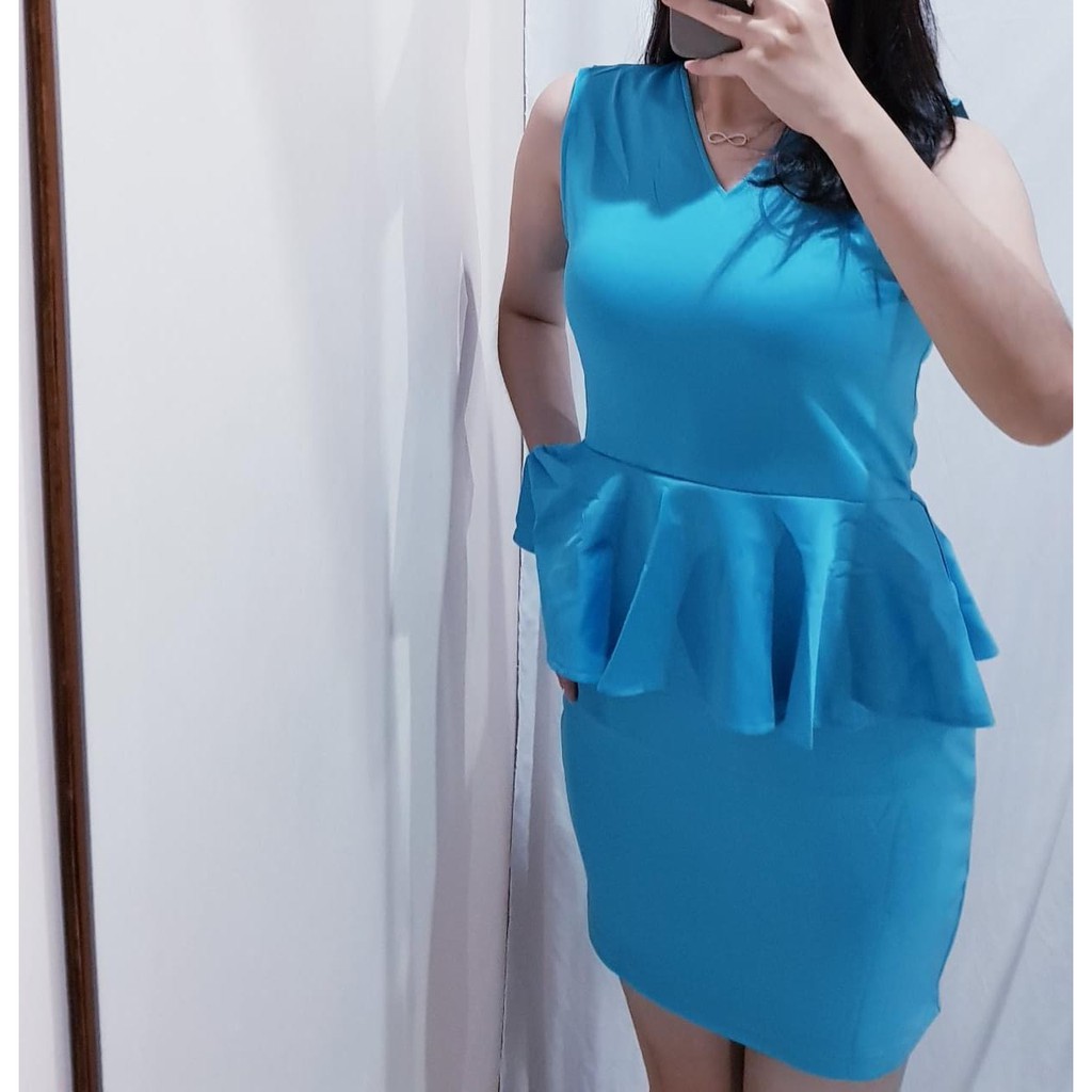 4028 peplum pres dress