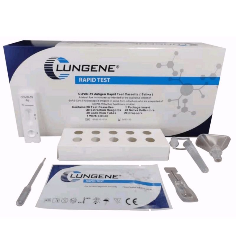 Jual Lungene Antigen Rapid Saliva test Shopee Indonesia