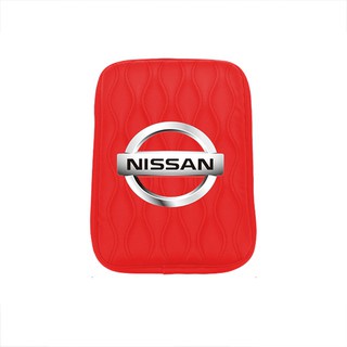 NAVARA (G-CLUB) Bantalan Sandaran Lengan Mobil Universal Bahan Kulit Lembut Untuk Nissan Terra Almera Sentra b13 Navaraier Nqa Y10P11