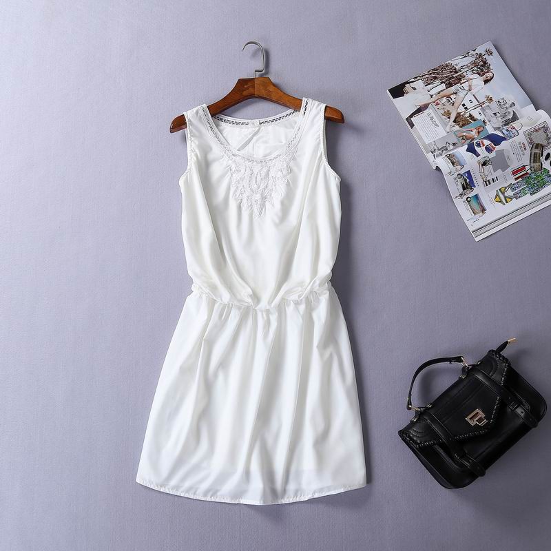 IDR-07 (M) simple white lace dress olita import korea