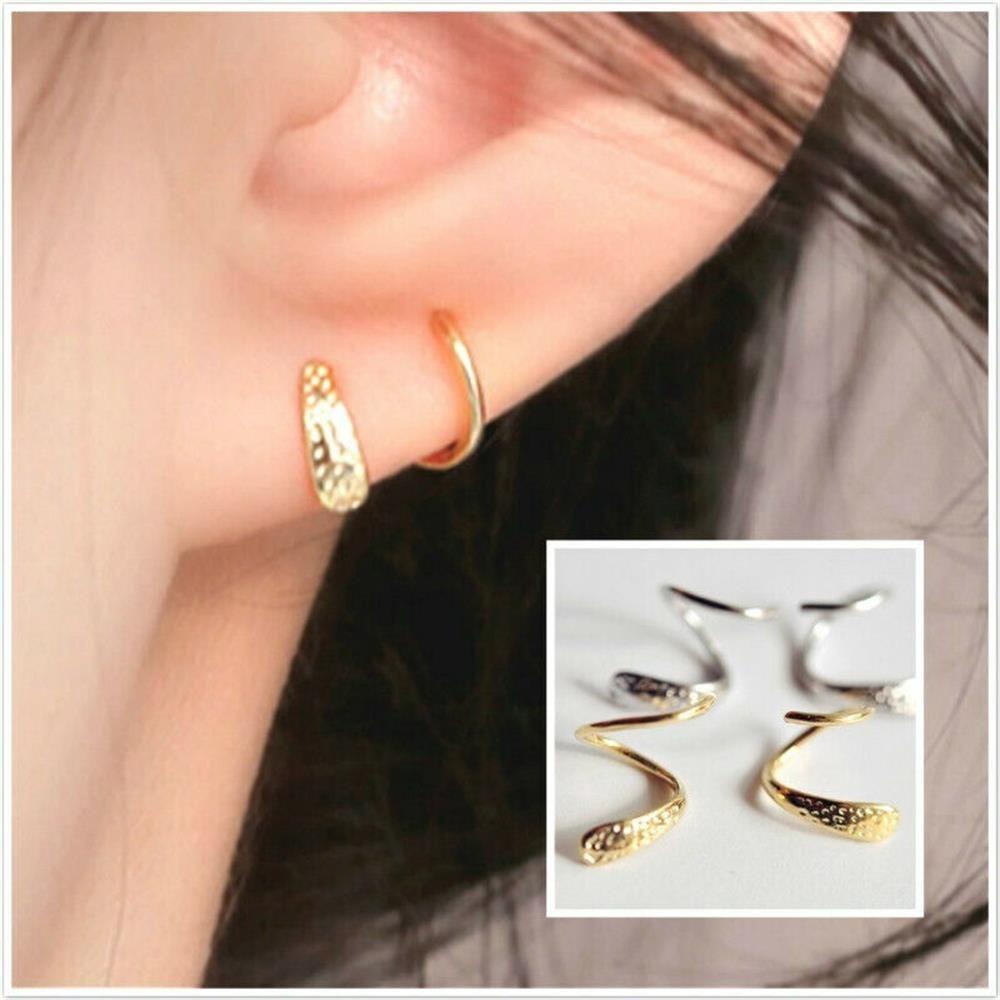 R-bunga Anting Fashion Emas Perak925 Perak Simple