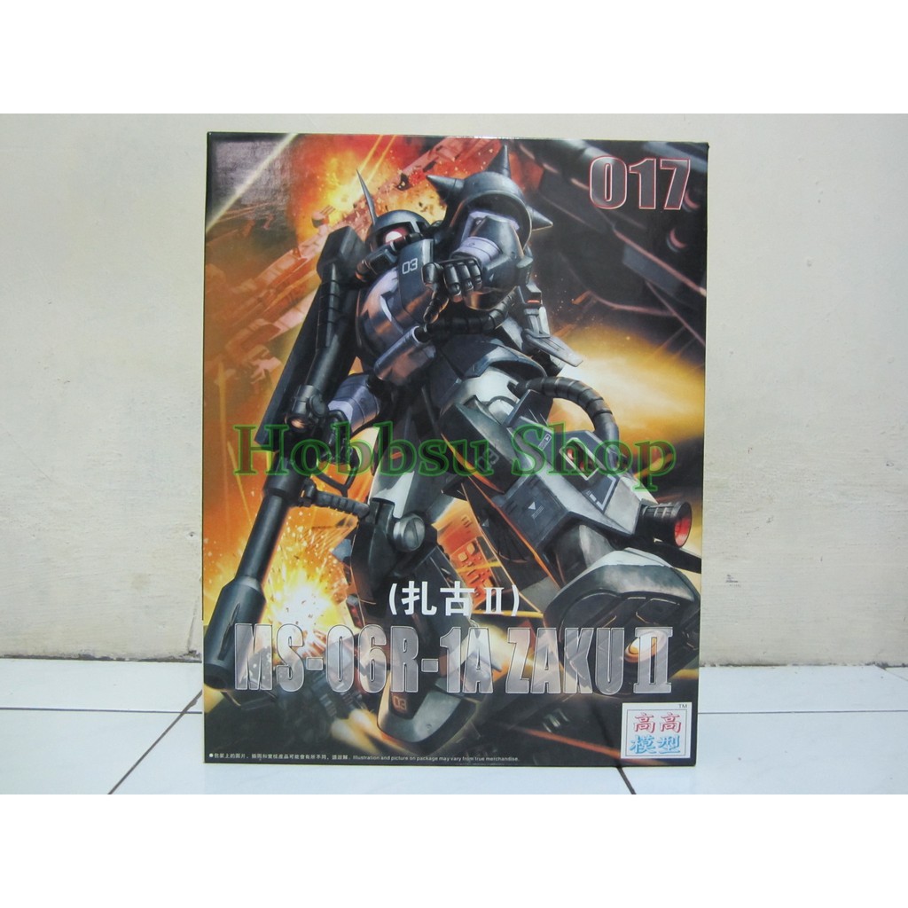 BARU GUNDAM MG 1/100 ZAKU II BLACK TRISTAR'S - HONGLI
