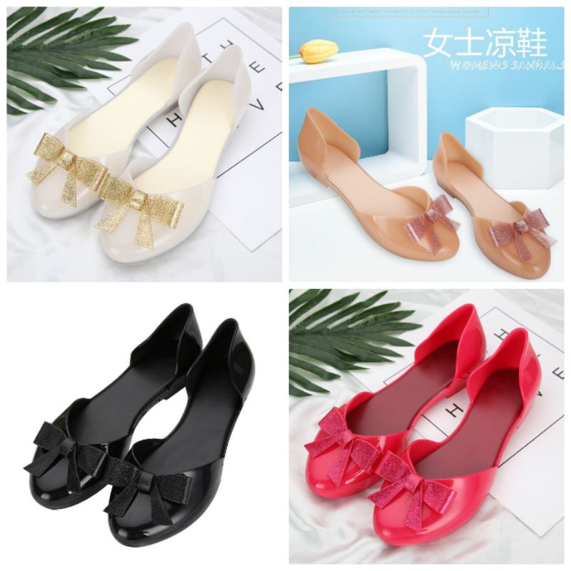 Meisha jelly shoes pita/meisha jelly shoes dewasa/sandal jelly wanita/sandal karet anti slip/sandal kekinian korea/jelly shoes import/sepatu sandal slippers/flashoes wanita