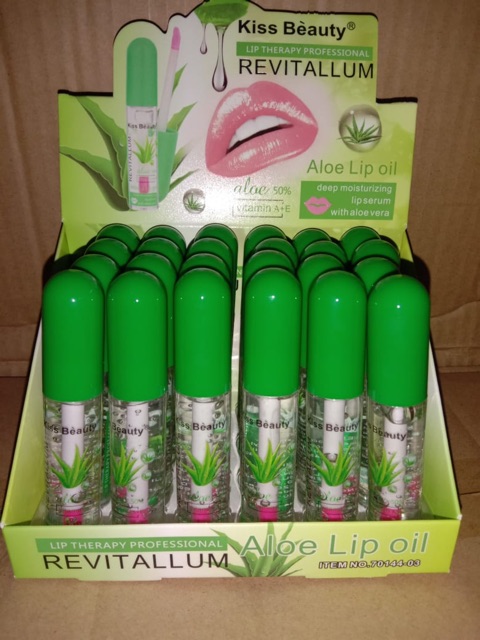 [ ECER ] KISSBEAUTY LIPGLOSS ALOEVERA &amp; HENGFANG GEL FLOWER