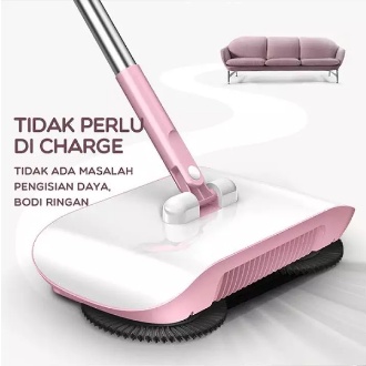 SAMONO SCM005 2in1 Mesin Sapu Pel Otomatis Serbaguna Ultra Broom Rotate Cleaning Sapu 360 Derajat