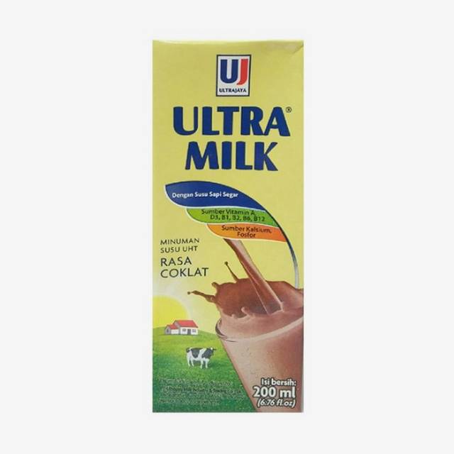 

Susu Ultra Milk UHT Coklat 200ml