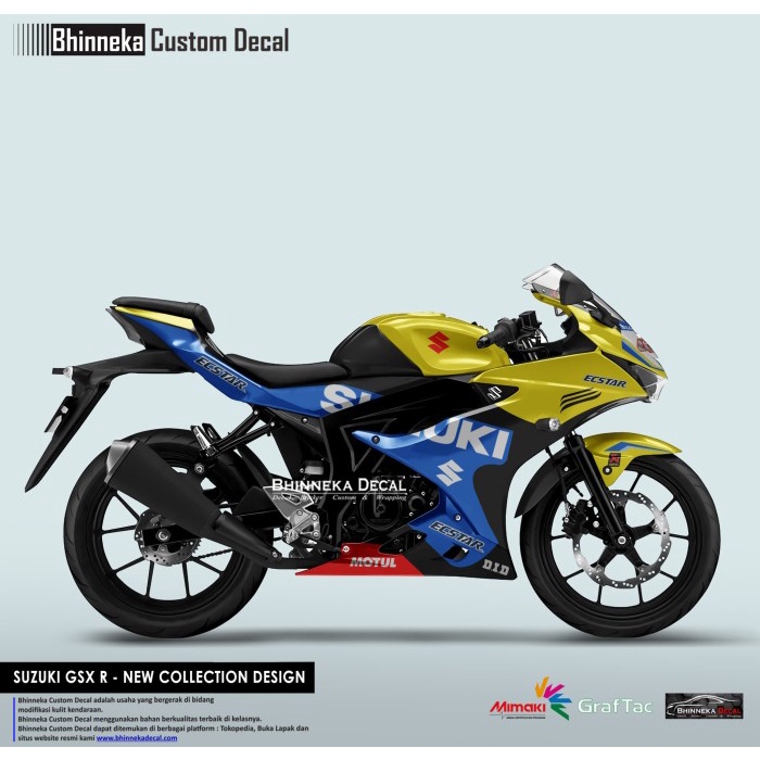 DECAL STICKER GSX 150R LIVERY 2020