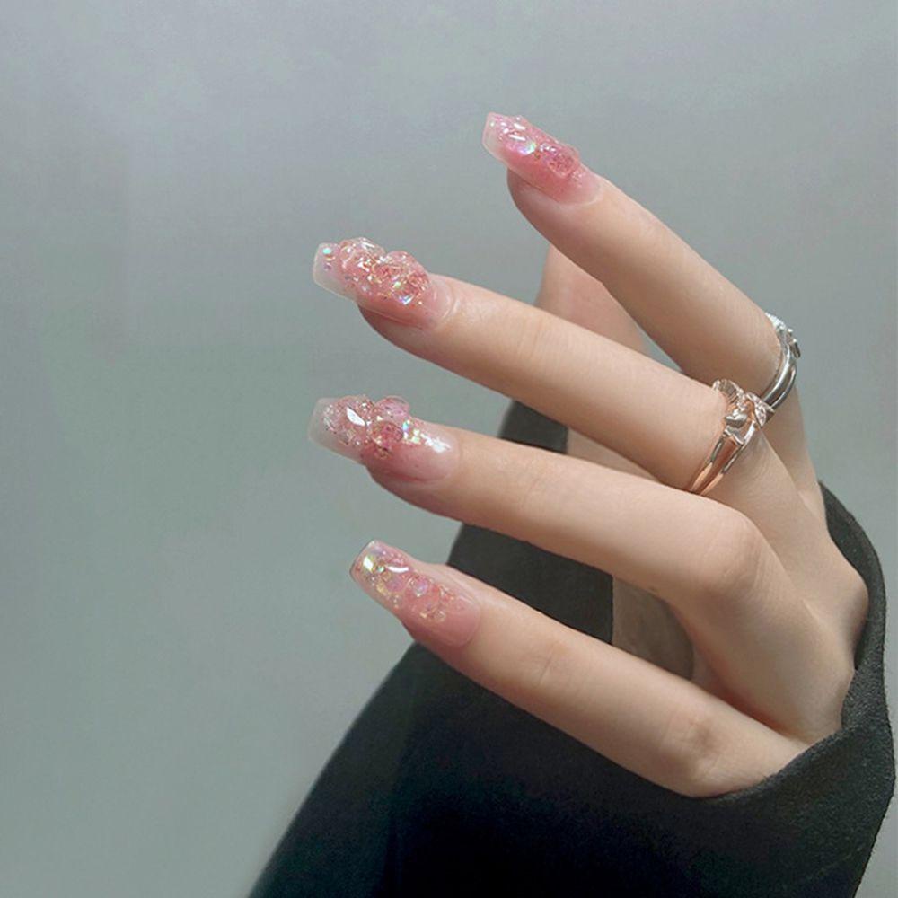 Mxbeauty Pesona Kuku AB Batu Tidak Teratur Manikur Aksesoris DIY Kerajinan Mutiara Permata 3D Nail Art Dekorasi