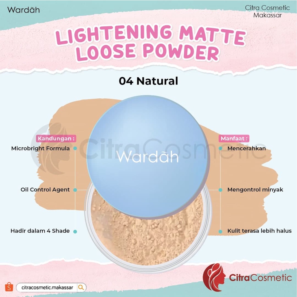 Wardah Lightening Matte Powder 20Gr