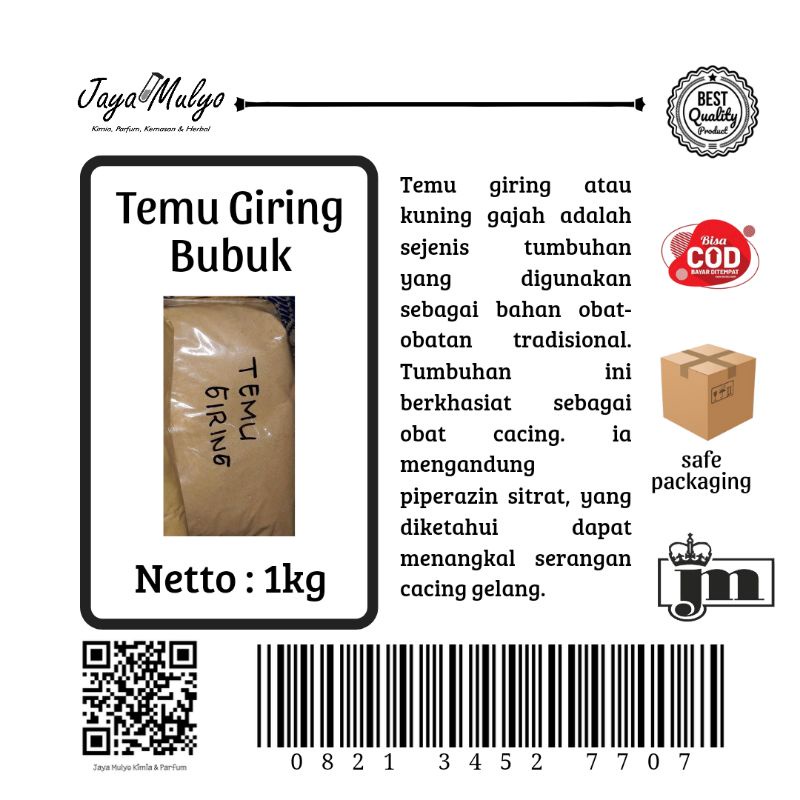 

Temu Giring Bubuk (1kg)