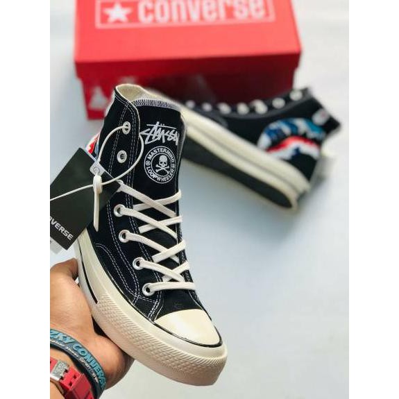 converse bape shark