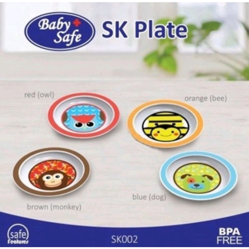 Baby Safe Baby Plate Piring Makan Bayi Anak SK002