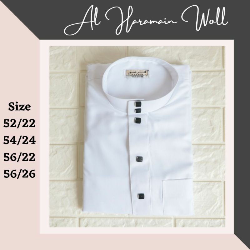 Jubah Al Haramain Woll Putih