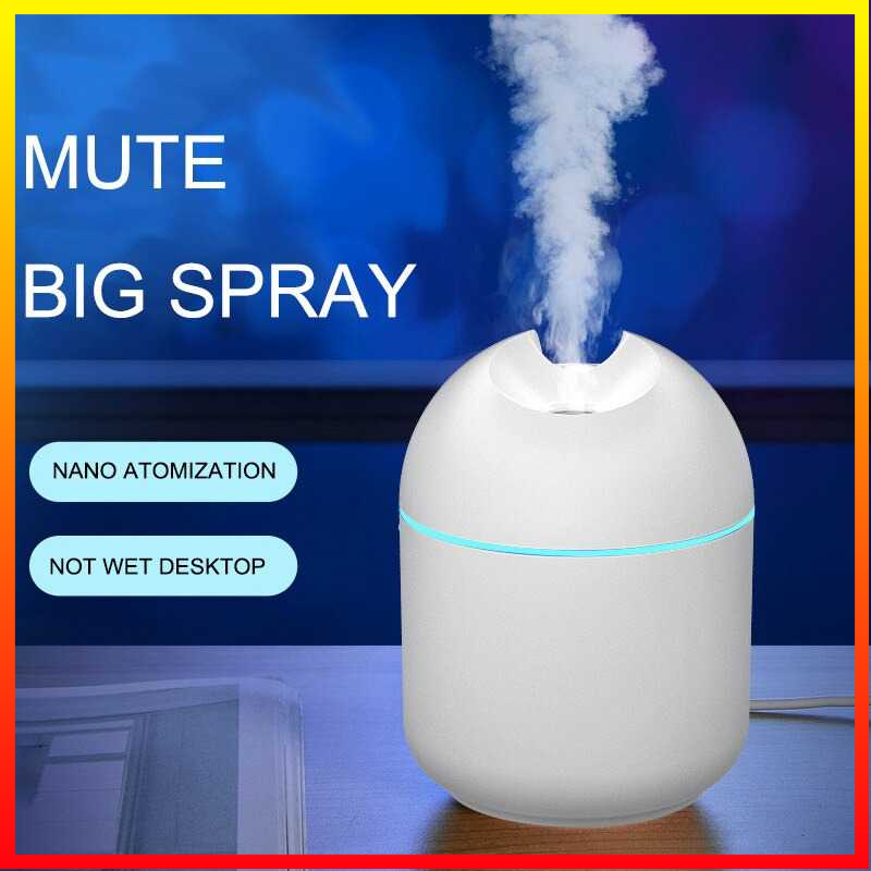 Air Humidifier Tenaga USB Lampu RGB Aromatherapy Hydrating Sprayer 250ml CHUBAN - 7RHXKVWH