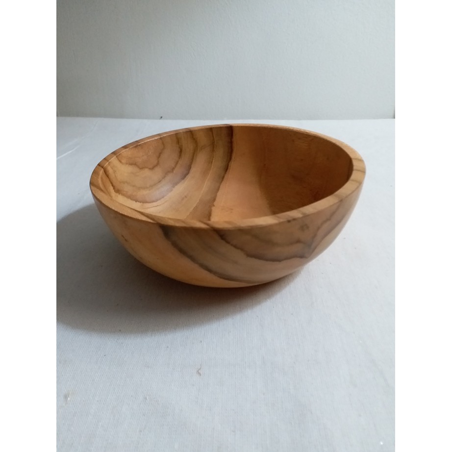 Mangkok Kayu Natural | Shopee Indonesia