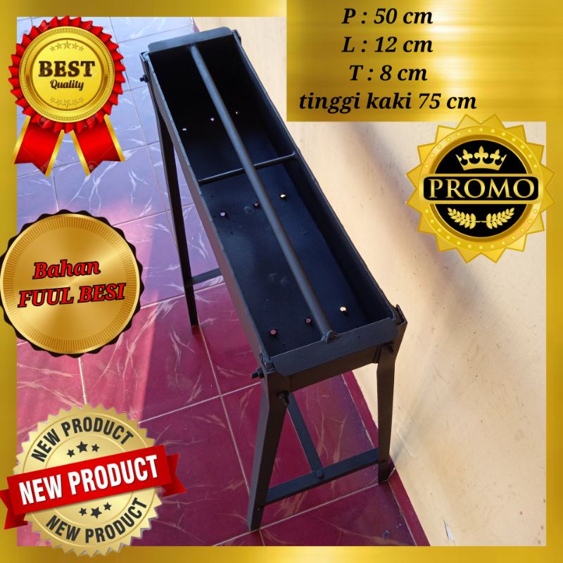 tempat Pembakaran sate , panggangan sate , tempat bakar sate besi