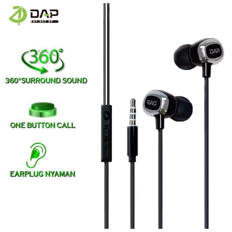 DAP DH-F16 Type C Original Hansfree Handset HF DAP Type C DH-F16 Mic