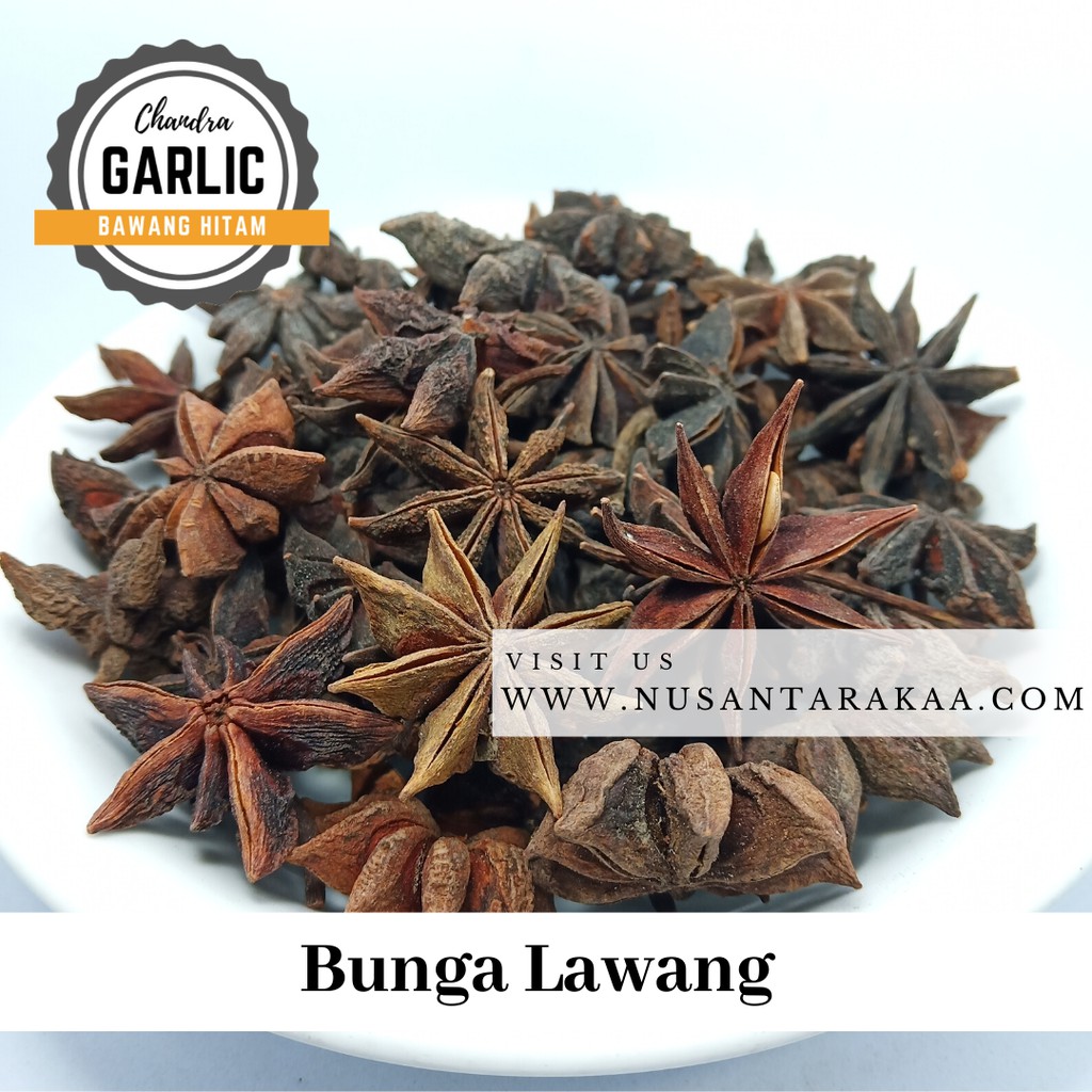 

Paling Laris bungan lawang / pk / bunga bintang / aniesseed 500 gr