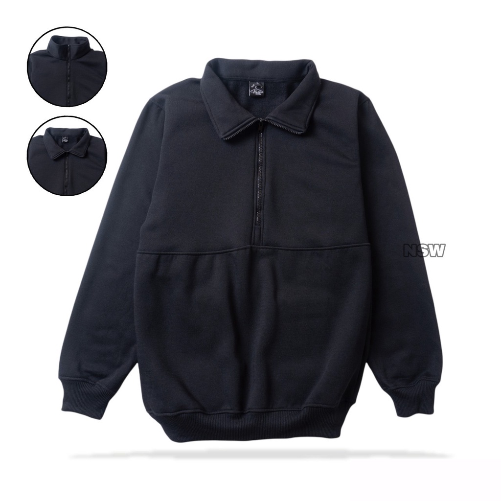 Jaket Turtleneck Pria Wanita Leher Tinggi Rib Premium DJ CLOTHING