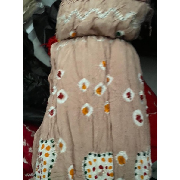 selendang jumputan-Moka
