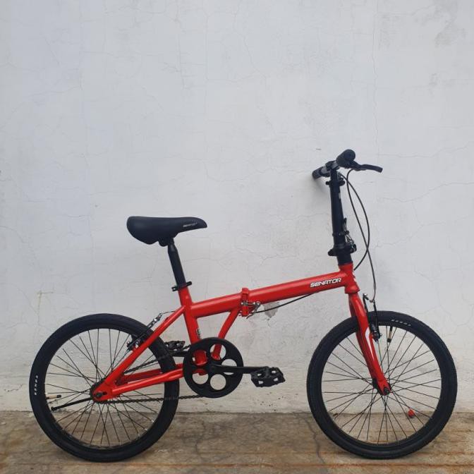 Sepeda Lipat 20 Inch Senator Folding Bike - 1 Speed Kunestlestore