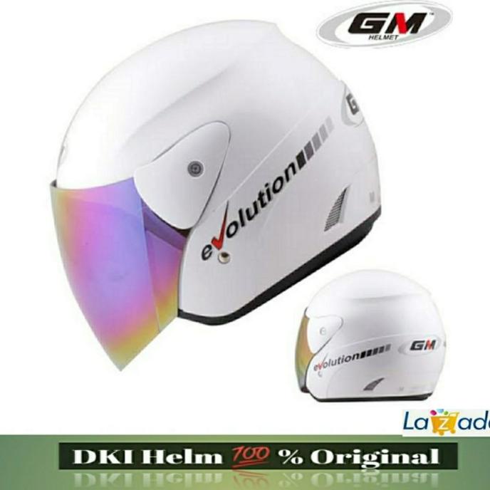 Helm GM evolution warna putih original helm gm Termurah