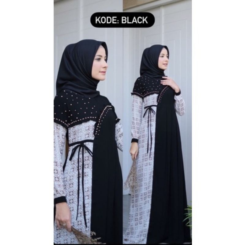 SYAFIRA Dress HITAM XL By Javina Official